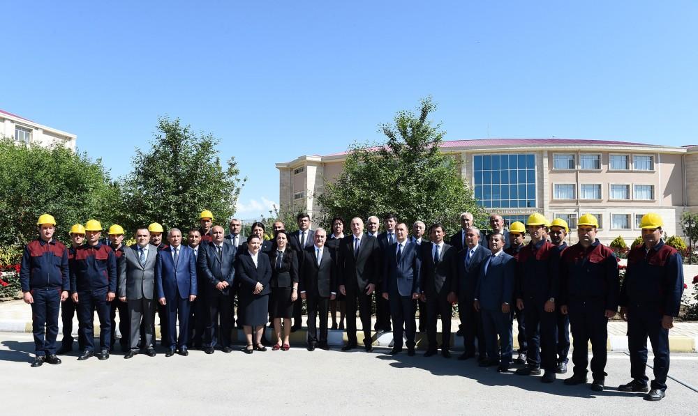 Ilham Aliyev launches start of reconstruction of water supply system in Nakhchivan (PHOTO)