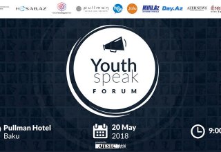 Gənclərin ən böyük tədbiri olan “YouthSpeak Forum 2018” keçiriləcək
