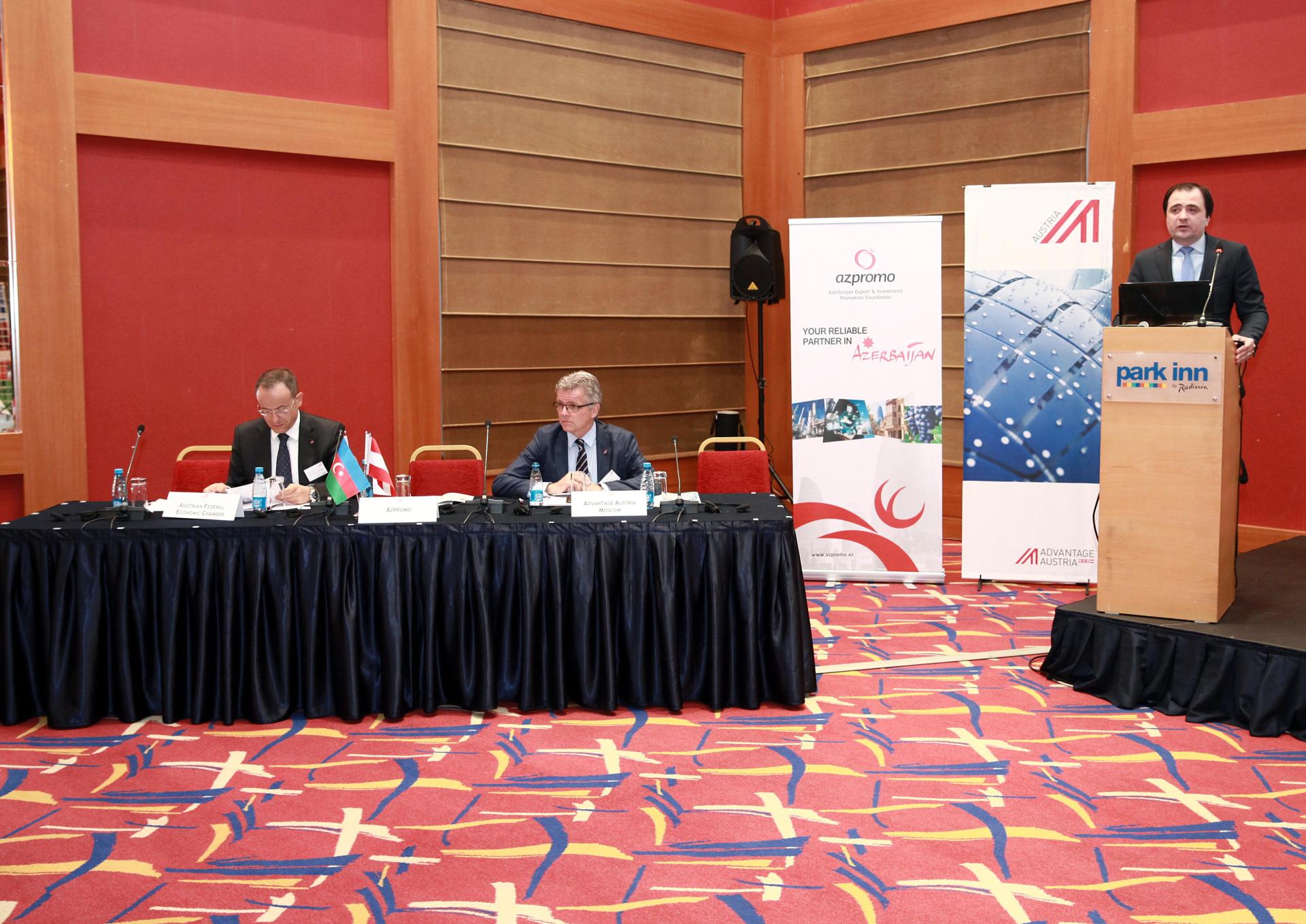 Azərbaycan-Avstriya biznes forumu keçirilib (FOTO)