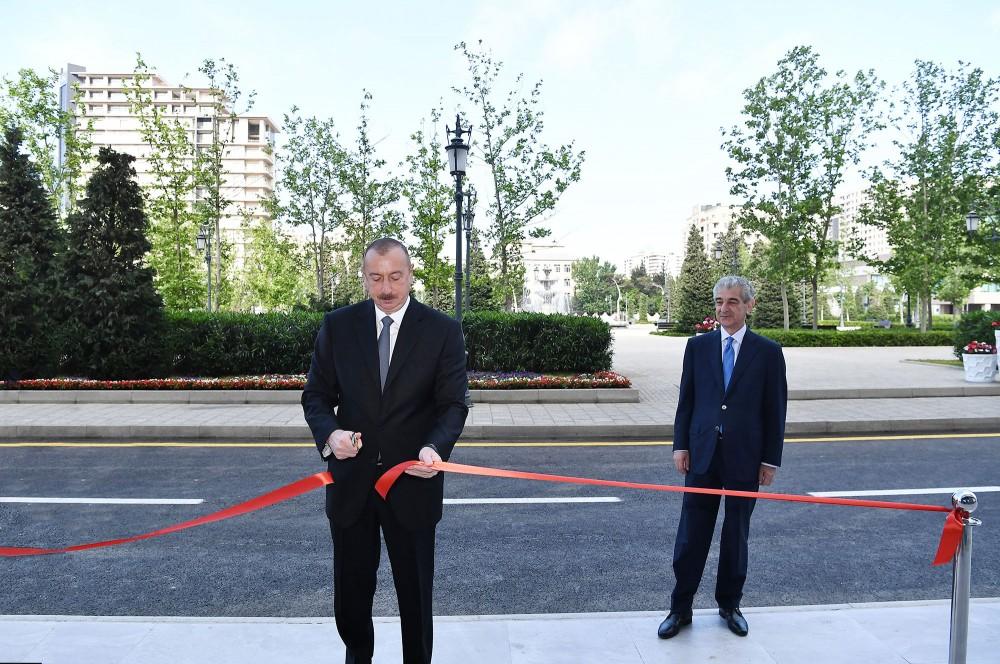 President Aliyev inaugurates new administrative building of New Azerbaijan Party (PHOTO)