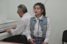 Учащиеся бакинской музшколы для инвалидов по зрению выступили с концертом (ФОТО)