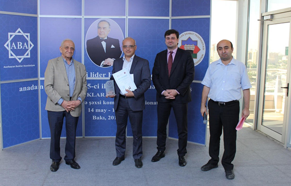 Azərbaycan Beynəlxalq Bankı banklararası şahmat turnirinin qalibi olub (FOTO)