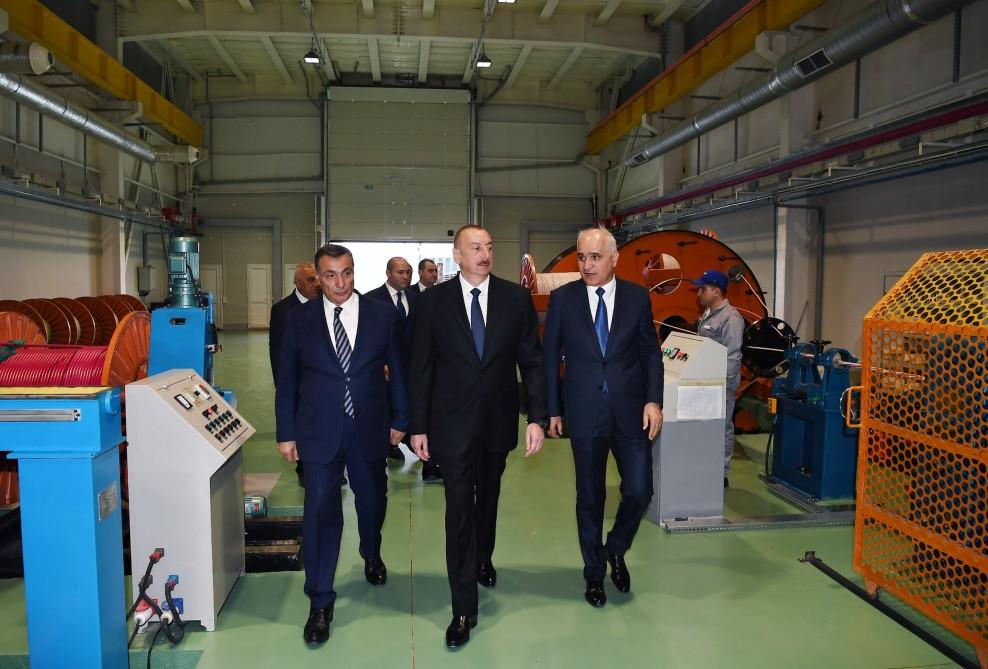 President Aliyev inaugurates high-voltage equipment plant in Baku (PHOTO)
