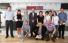 Trend hosts meeting with Georgian media representatives (PHOTO)