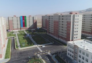 Məcburi köçkünlər üçün salınmış "Qobu Park" yaşayış kompleksi (VİDEO)