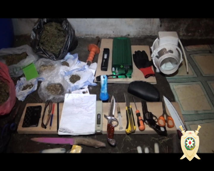 Balakəndə narkotik maddələrin emal edildiyi qeyri-qanuni laboratoriya aşkar edilib (FOTO)
