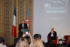 Fransa Beynəlxalq Diplomatik Akademiyasında Azərbaycan Xalq Cümhuriyyətinin 100 illiyi ilə bağlı konfrans keçirilib (FOTO)