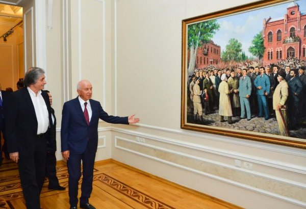 В картинах известных художников история Азербайджанской Демократической Республики (ФОТО)
