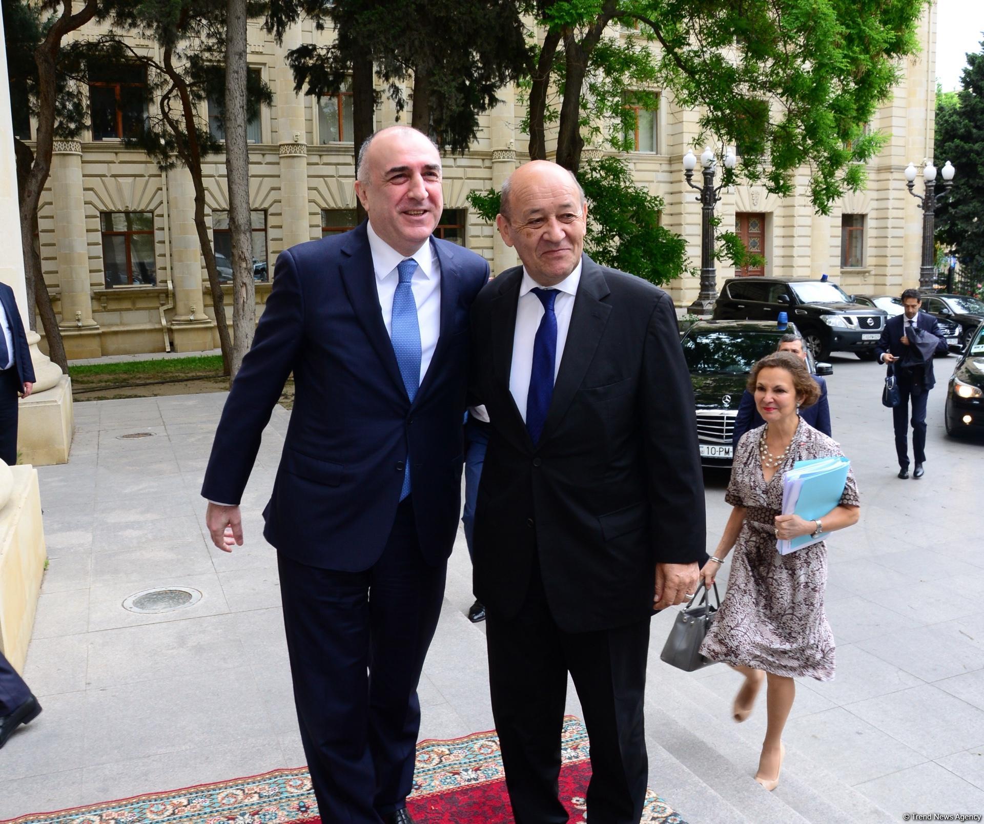 Франция и впредь будет содействовать разрешению нагорно-карабахского конфликта -  Эльмар Мамедъяров (ФОТО)