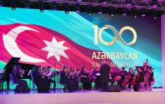 President Ilham Aliyev, First Lady Mehriban Aliyeva attend official reception on occasion of 100th anniversary of ADR (PHOTO)