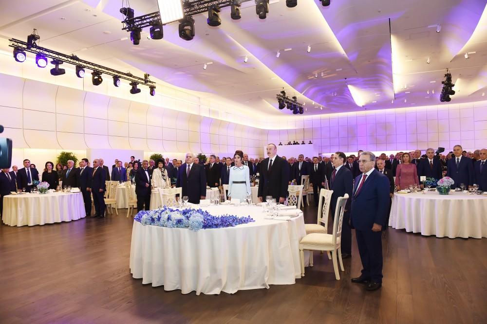 President Ilham Aliyev, First Lady Mehriban Aliyeva attend official reception on occasion of 100th anniversary of ADR (PHOTO)