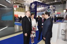 President Aliyev, First Lady Mehriban Aliyeva observe 25th Caspian Oil & Gas Exhibition and Conference (PHOTO)