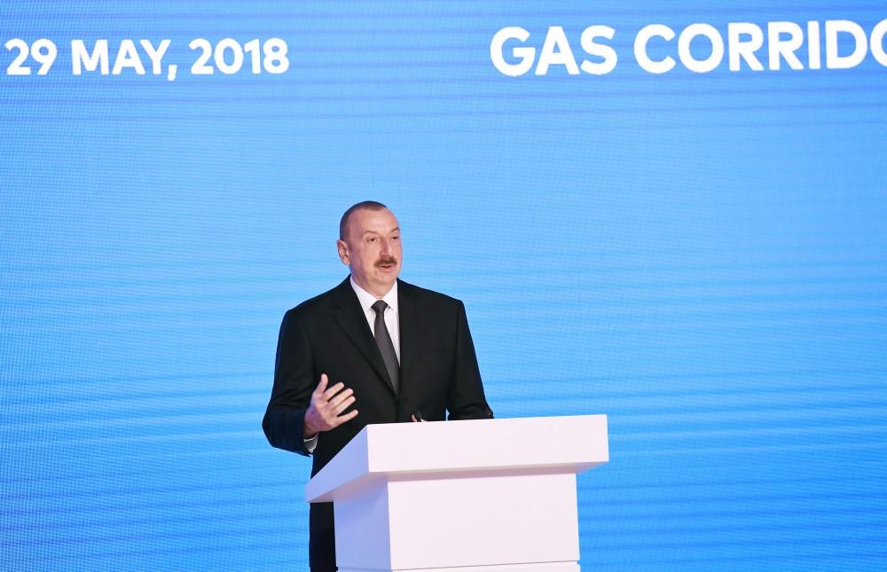 Prezident İlham Əliyev: Avropa İttifaqı ilə Azərbaycanın əməkdaşlıq formatında energetika sektoru çox böyük yer tutur