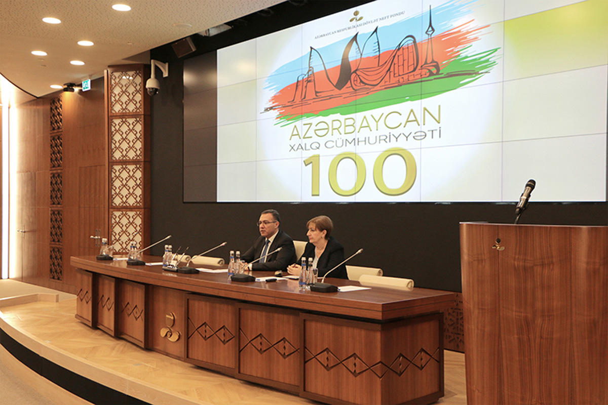 Dövlət Neft Fondunda Azərbaycan Xalq Cümhuriyyətinin 100 illiyi qeyd edilib (FOTO)