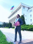 Азербайджанский певец удостоен благодарности партии "Единая Россия" (ФОТО)
