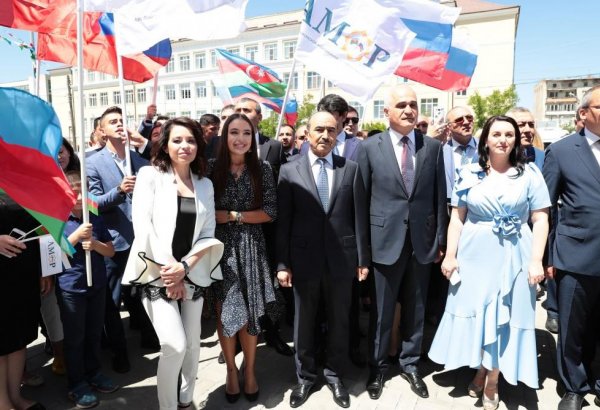 Heydar Aliyev Foundation VP Leyla Aliyeva attends opening of Azerbaijan Business Center in Astrakhan (PHOTO)