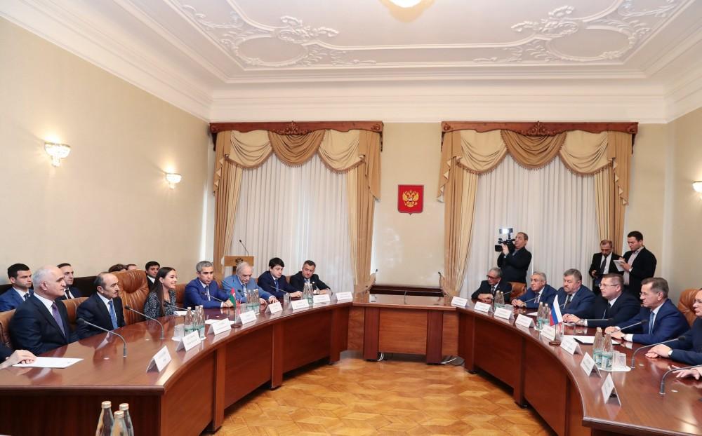 Вице-президент Фонда Гейдара Алиева Лейла Алиева приняла участие в открытии Азербайджанского делового центра в Астрахани (ФОТО)