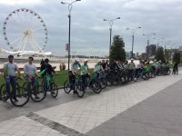 Всемирный день велосипеда был отмечен в Баку массовым велопробегом (ФОТО)