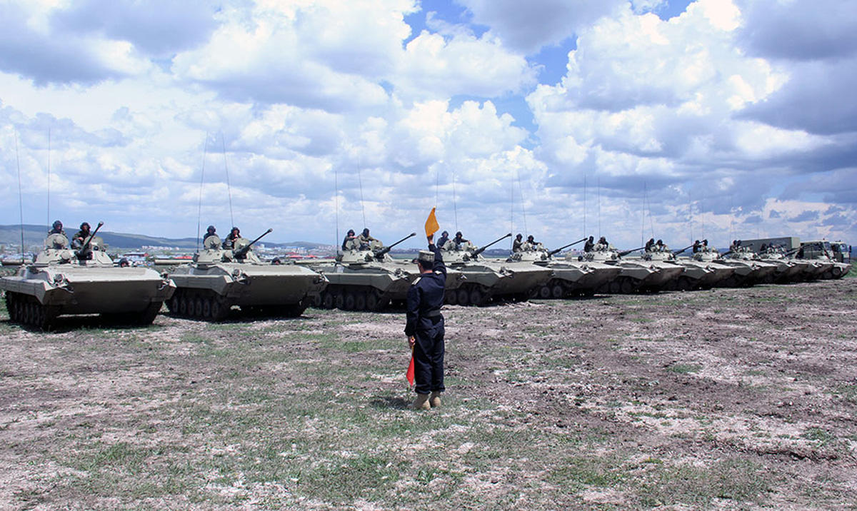 Military contingent participating in Turkish-Azerbaijani joint drills return to Nakhchivan (PHOTO)