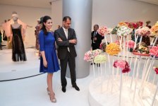 Вице-президент Фонда Гейдара Алиева Лейла Алиева приняла участие в церемонии открытия выставки "Заповедник моды" (ФОТО)