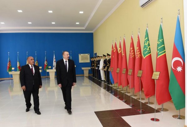 Prezident İlham Əliyev Goranboyda Bayraq Muzeyinin açılışında iştirak edib (FOTO)
