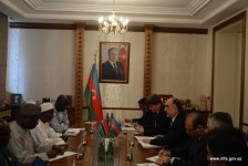 Azerbaijani FM meets Gambian counterpart (PHOTO)