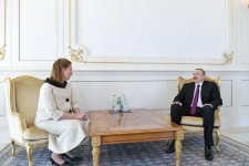 President Ilham Aliyev receives credentials of newly appointed ambassadors (PHOTO)