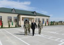 President Aliyev inaugurates Defense Ministry’s military unit (PHOTO) - Gallery Thumbnail