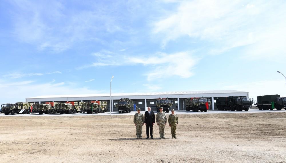 Prezident, Ali Baş Komandan İlham Əliyev Müdafiə Nazirliyinin “N” saylı hərbi hissəsinin açılışında iştirak edib (YENİLƏNİB) (FOTO)