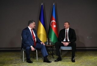Presidents of Azerbaijan, Ukraine meet in Turkey (PHOTO)