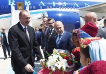 Президент Ильхам Алиев прибыл с визитом в Турцию (ФОТО)