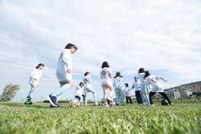 Uşaqlar üçün futbol üzrə master-klass keçirilib (FOTO)
