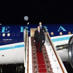President of Azerbaijan Ilham Aliyev arrives in Russia on working visit (PHOTO)