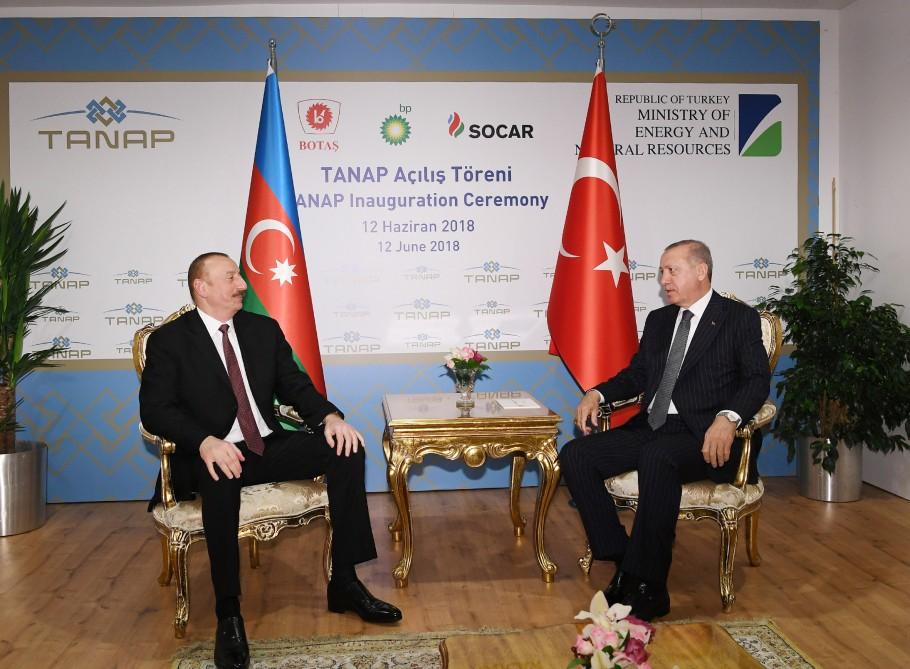 Presidents of Azerbaijan, Turkey meet in Eskisehir (PHOTO)