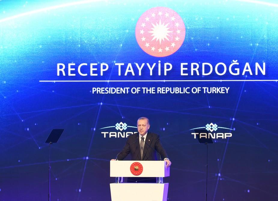 TANAP -  показатель доверия между Азербайджаном и Турцией – Эрдоган