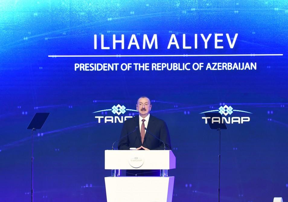 President Aliyev attends TANAP opening ceremony in Turkey (PHOTO)