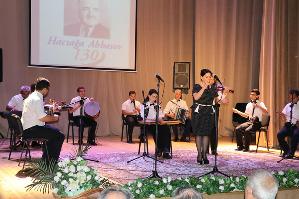 Xalq artisti Hacıağa Abbasovun 130 illik yubileyi keçirilib (FOTO)