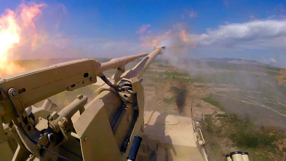 Azerbaijan’s Army conducts practical firing from self-propelled artillery systems (PHOTO)