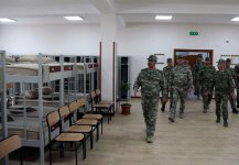 Министр обороны Азербайджана принял участие в открытии воинской части ракетных и артиллерийских войск в прифронтовой зоне (ФОТО)