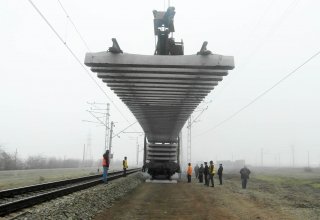 Zəyəm və Böyük Kəsik stansiyalarının baş yolları əsaslı təmir olunur (FOTO)