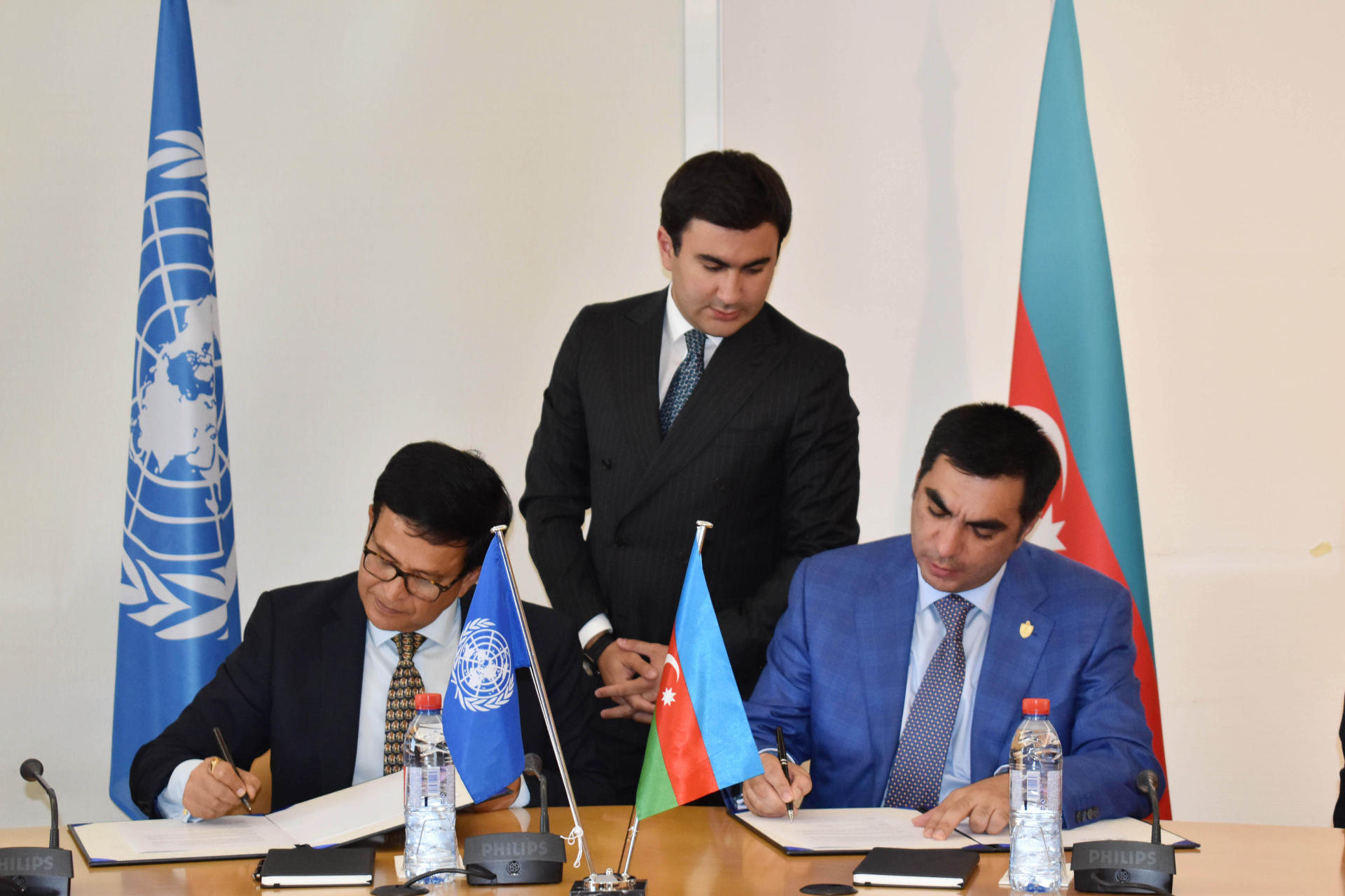 BANM və BMT-nin UNITAR təşkilatı arasında memorandum imzalandı (FOTO)