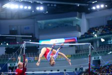 Гимнасты из 32 стран борются в Баку за путевку на юношескую Олимпиаду (ФОТОРЕПОРТАЖ)