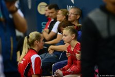 Bakıda Yeniyetmələrin Olimpiya Oyunlarına idman gimnastikası üzrə təsnifat yarışlarına start verildi (FOTO)