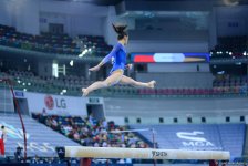 В Баку стартовали квалификационные соревнования по спортивной гимнастике на юношескую Олимпиаду (ФОТО)