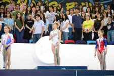 В Баку прошло награждение призеров квалификации по спортивной гимнастике на юношескую Олимпиаду (ФОТО)