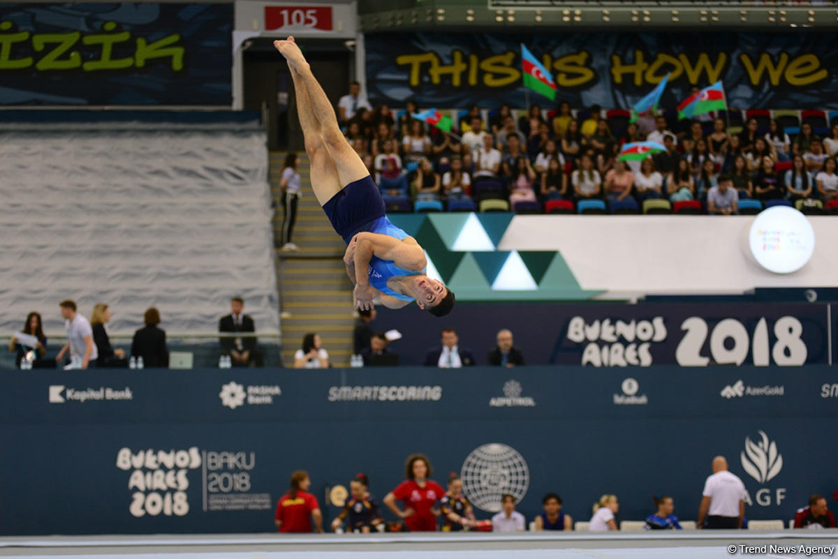 Qualifying gymnastics event for Buenos Aires 2018 Youth Olympics kick off in Baku (PHOTO)