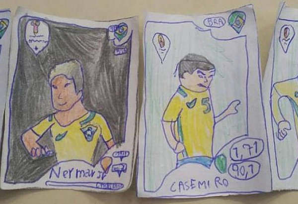 Школьник из Сан-Паулу нарисует портреты всех футболистов ЧМ-2018