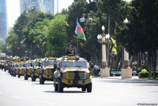 Azerbaycan ordusunun 100. kuruluş yıl dönümü dolayısıyla askeri tören yapılıyor - Gallery Thumbnail