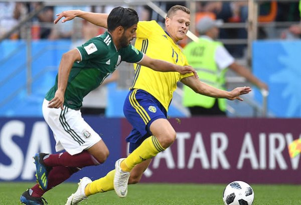 Сборные Швеции и Мексики вышли в плей-офф чемпионата мира по футболу