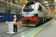Alstom презентовал один из самых мощных электровозов в мире для Азербайджана (ФОТО)